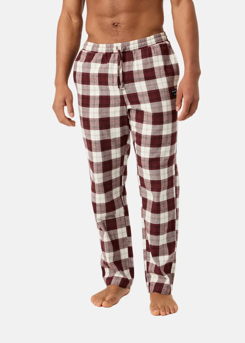 Bild 2 för Björn Borg Core Flannel Pyjama Pants Röd, XL
