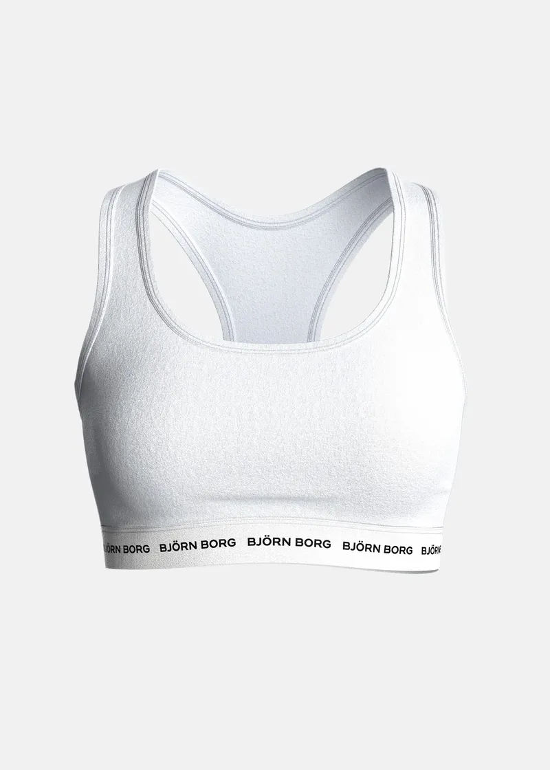 Bild 1 för Björn Borg Core Logo Soft Top 1-pack Vit, L