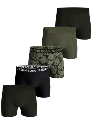 Produktfoto för Björn Borg Cotton Stretch Boxer 5-pack Multi, M