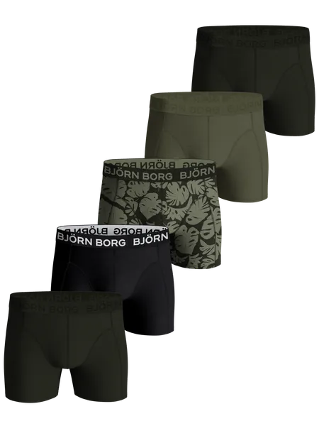 Bild 1 för Björn Borg Cotton Stretch Boxer 5-pack Multi, S
