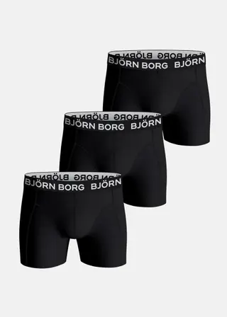 Produktfoto för Björn Borg Cotton Stretch Boxers 3-pack, 134-140