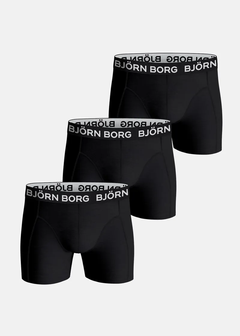 Bild 1 för Björn Borg Cotton Stretch Boxers 3-pack, 134-140