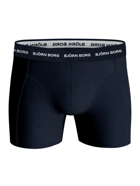 Bild 2 för Björn Borg Cotton Stretch Boxers 3-pack Blå, M