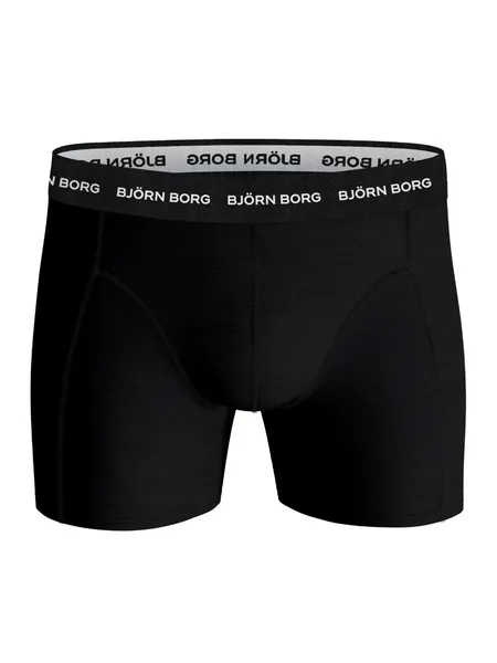 Bild 2 för Björn Borg Cotton Stretch Boxers 3-pack Svart, L