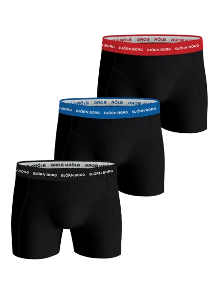 Bild 1 för Björn Borg Cotton Stretch Boxers 3-pack Svart, XXL
