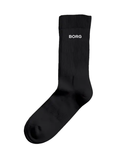 Bild 2 för Björn Borg Essential Crew Socks 3-pack Svart, 35-38