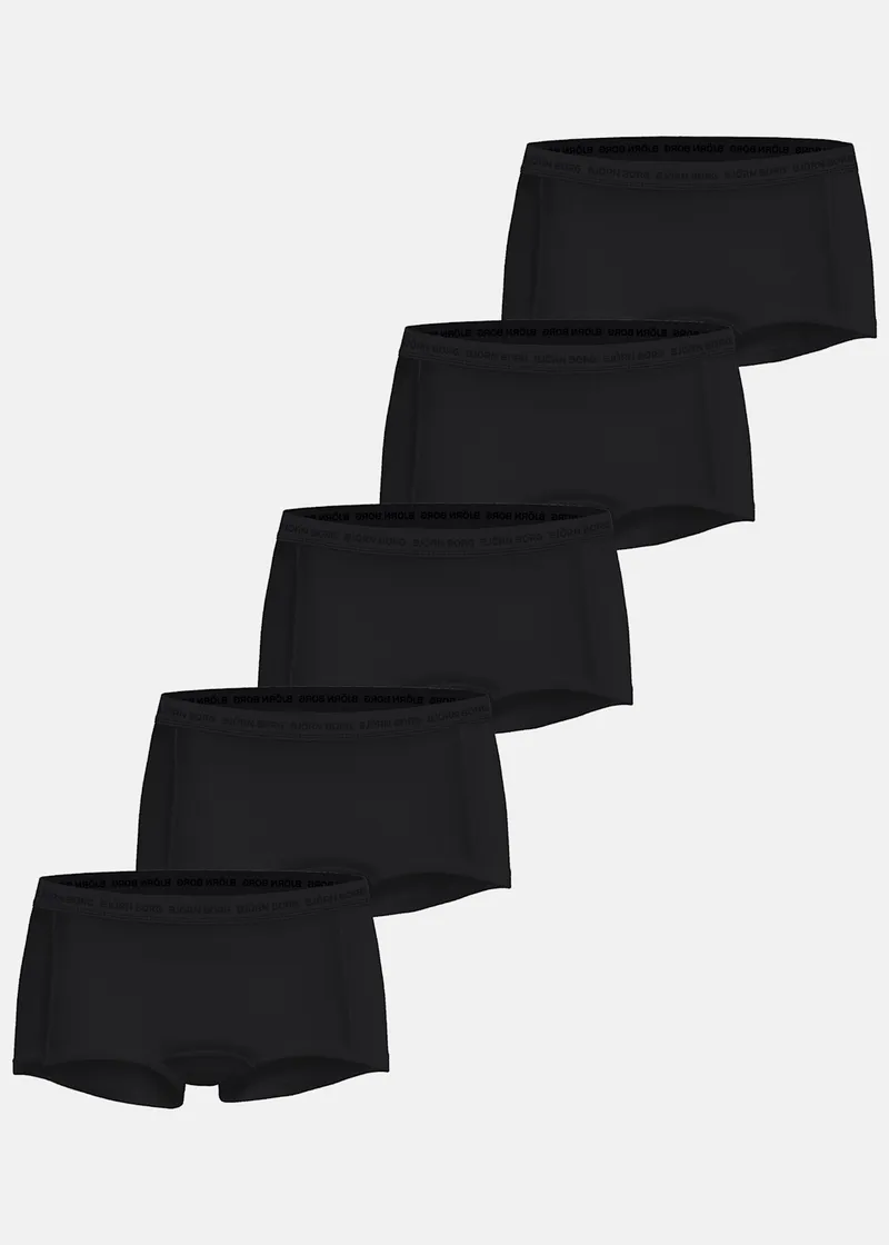 Bild 2 för Björn Borg Everyday Cotton Boxer Shorts 5-pack Svart, L