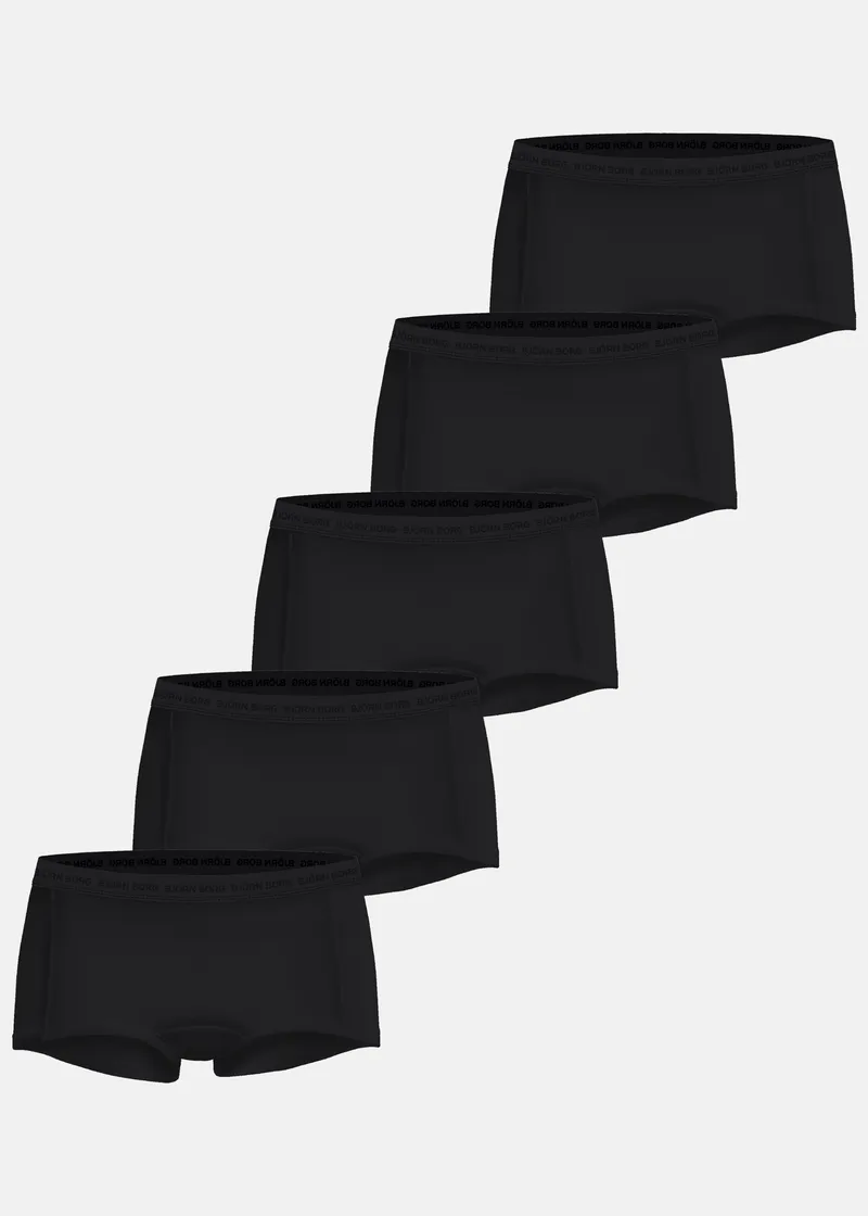 Bild 1 för Björn Borg Everyday Cotton Boxer Shorts 5-pack Svart, M