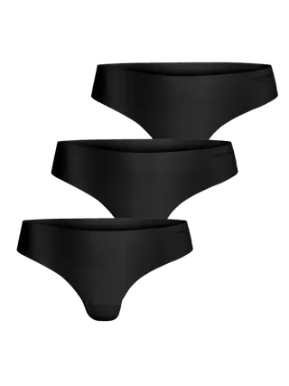 Produktfoto för Björn Borg Invisible Thongs 3-pack Svart, XS