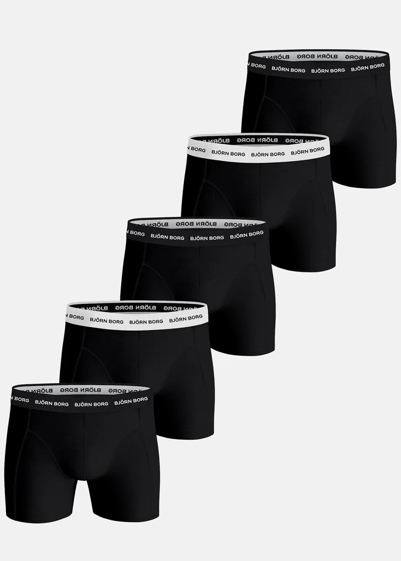 Bild 1 för Björn Borg Kalsonger 10P Essential Shorts Solids Svart bomull Small Herr