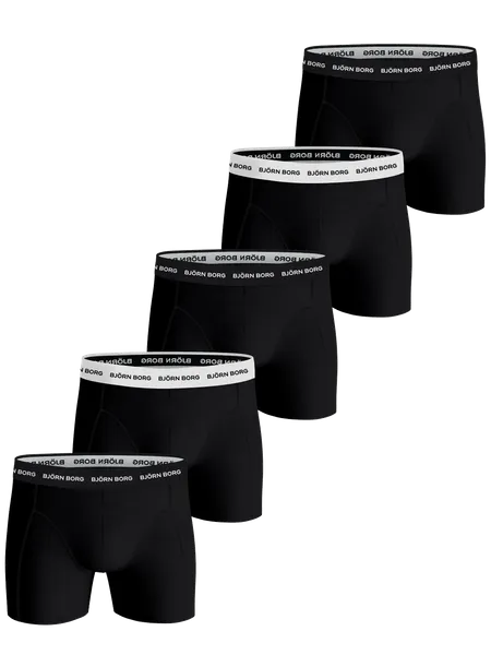 Bild 1 för Björn Borg Kalsonger 10P Essential Shorts Solids Svart bomull X-Small Herr