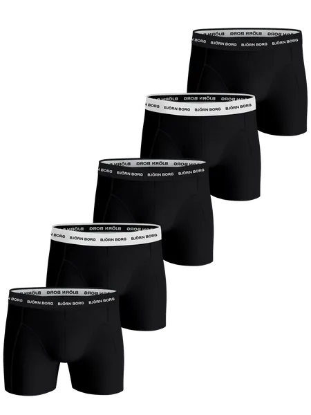 Bild 1 för Björn Borg Kalsonger 10P Essential Shorts Solids Svart bomull XX-Large Herr