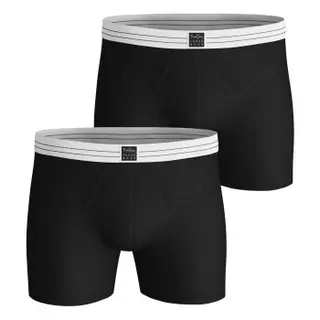 Produktfoto för Björn Borg Kalsonger 2P Cotton Stretch Rib Boxer Svart bomull Medium Herr