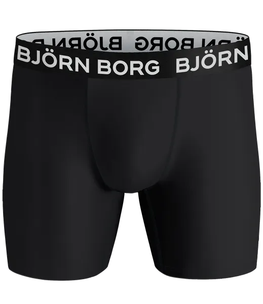 Bild 2 för Björn Borg Kalsonger 2P Performance Boxer 1572 Svart polyester Medium Herr