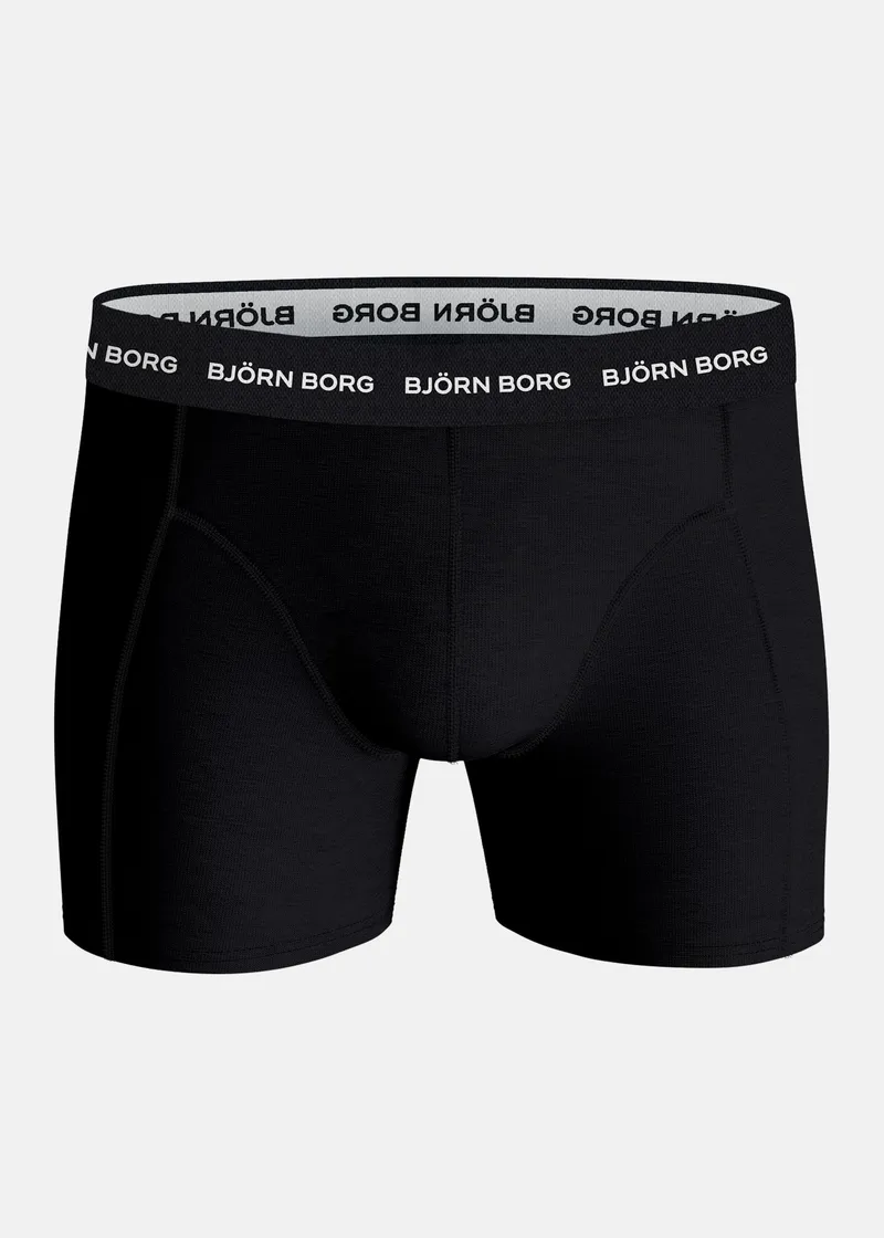 Bild 1 för Björn Borg Kalsonger 9P Essential Shorts Svart bomull X-Large Herr