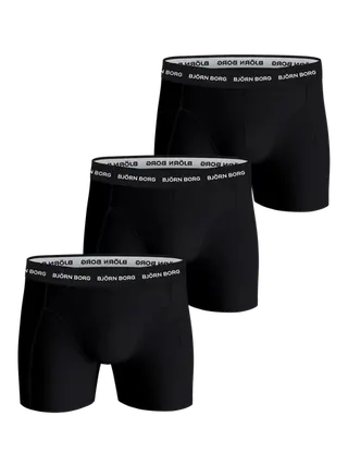 Produktfoto för Björn Borg Kalsonger 9P Essential Shorts Svart bomull X-Small Herr