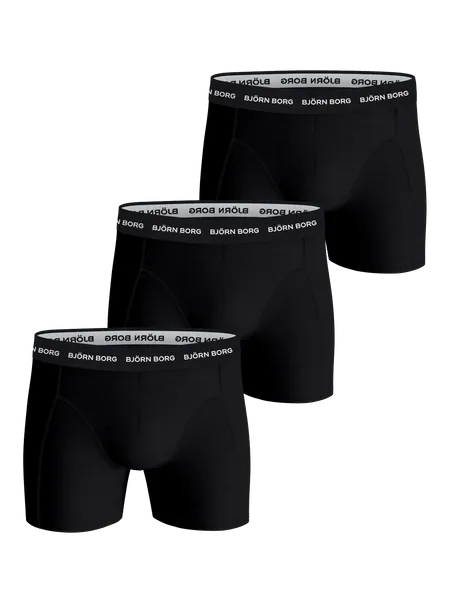 Bild 1 för Björn Borg Kalsonger 9P Essential Shorts Svart bomull X-Small Herr