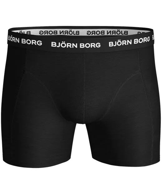 Bild 2 för Björn Borg Kalsonger 9P Essential Shorts Svart bomull X-Small Herr