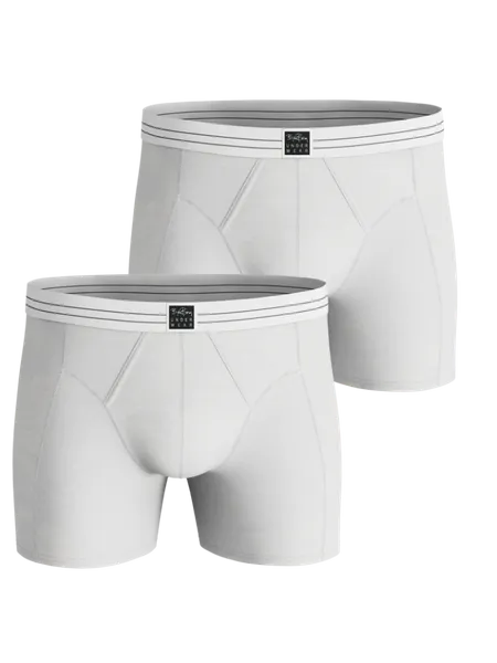 Bild 2 för Björn Borg Lenzing Ecovero Viscose Cotton Blend Boxers 2-pack Vit, L