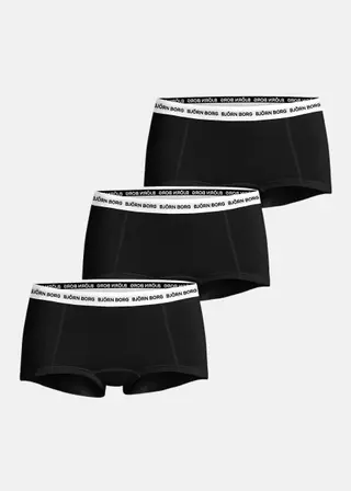 Produktfoto för Björn Borg Logo Boxer Shorts 3-pack Svart, S
