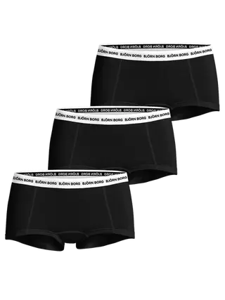 Produktfoto för Björn Borg Logo Boxer Shorts 3-pack Svart, XXL