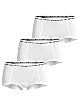 Produktfoto för Björn Borg Logo Boxer Shorts 3-pack Vit, XL