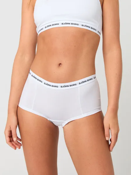 Bild 2 för Björn Borg Logo Boxer Shorts 3-pack Vit, XS