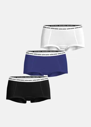 Produktfoto för Björn Borg Logo Boxers Shorts 3-pack Svart, S