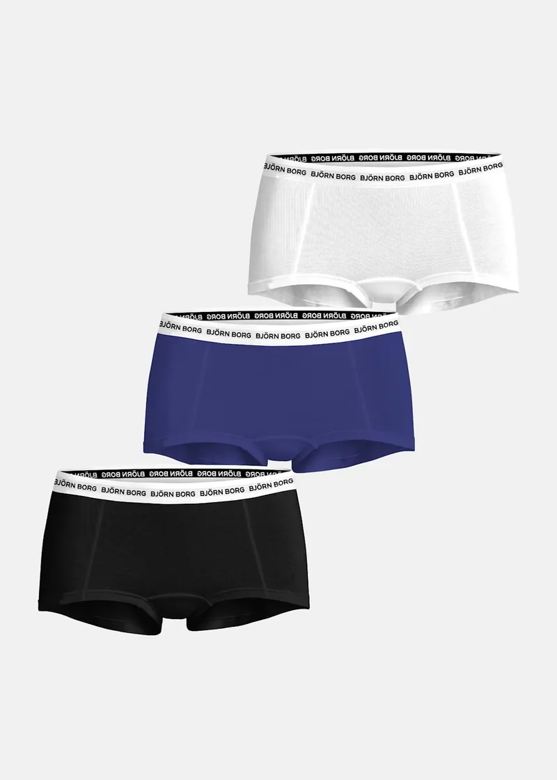 Bild 2 för Björn Borg Logo Boxers Shorts 3-pack Svart, S