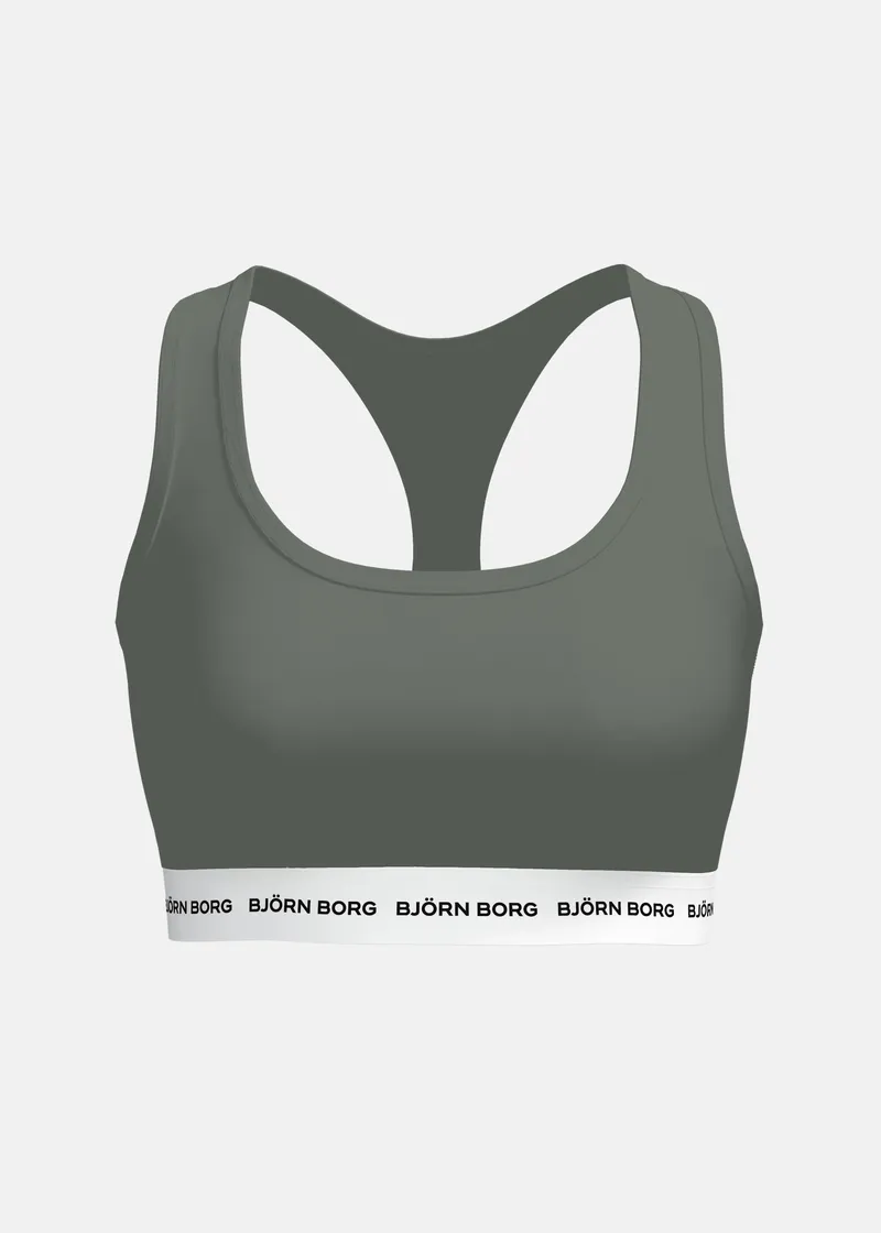 Bild 1 för Björn Borg Logo Soft Top Grön, M