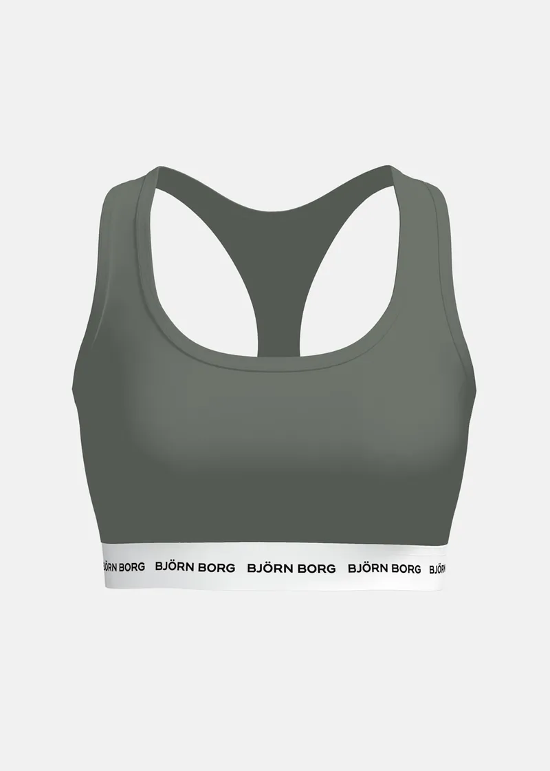 Bild 2 för Björn Borg Logo Soft Top Grön, M