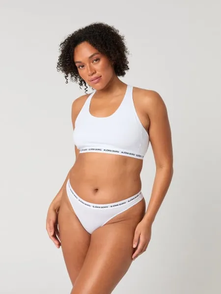 Bild 2 för Björn Borg Logo Thongs 3-pack Vit, L
