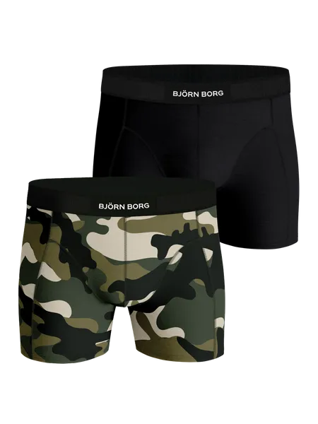 Bild 1 för Björn Borg Premium Cotton Stretch Boxer 2-pack Svart, S