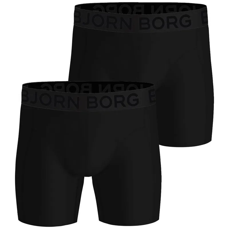 Alternativ bild 0 för Björn Borg Sports Lightweight Boxers 2-pack Svart, S