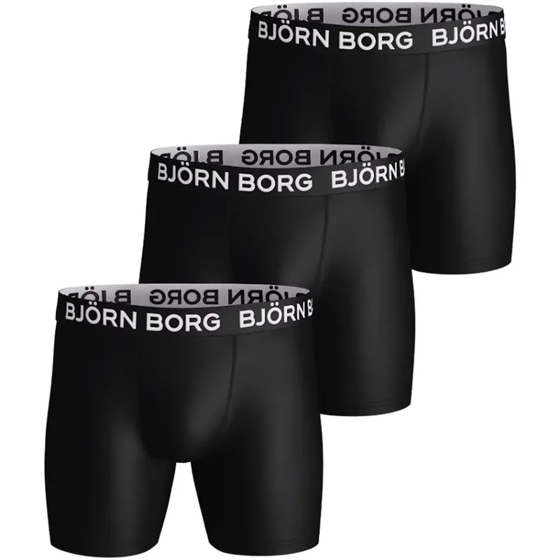 Bild 1 för Björn Borg Sports Microfiber Boxers 3-pack Blå, S