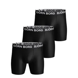 Produktfoto för Björn Borg Sports Microfiber Boxers 3-pack Svart, XS