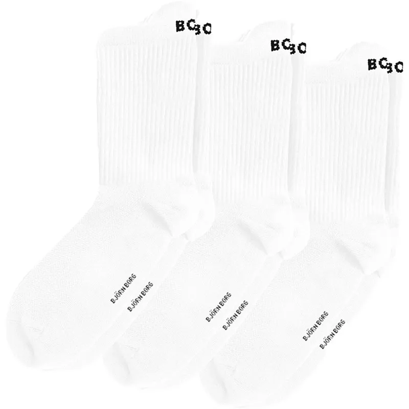 Alternativ bild 0 för Björn Borg Sports Socks 3-pack Vit, 35-38
