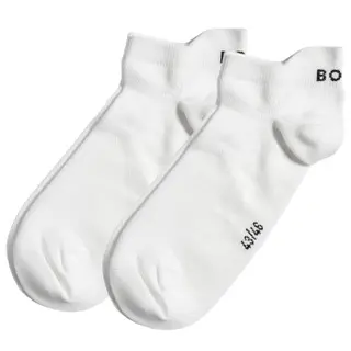 Produktfoto för Björn Borg Strumpor 2P Performance Solid Step Socks Vit polyamid Strl 39/42