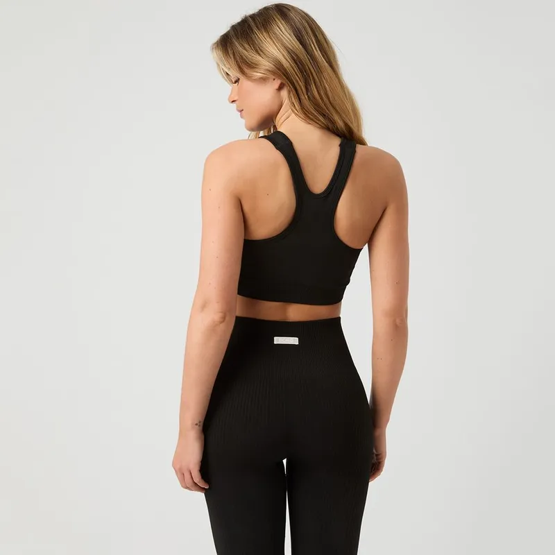 Bild 2 för Björn Borg Studio Low Seamless Sports Bra Svart, XSS