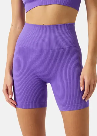 Produktfoto för Björn Borg Studio Seamless Ribbed Shorts Lila, S