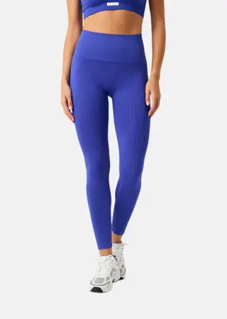 Produktfoto för Björn Borg Studio Seamless Ribbed Tights Blå, L