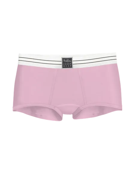 Bild 2 för Björn Borg Trosor 2P Original Boxer Shorts Rosa/Vit ekologisk bomull X-Small Dam