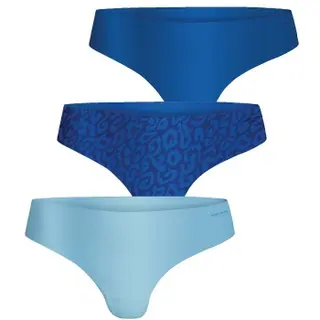 Produktfoto för Björn Borg Trosor 3P Performance Thong 1739 Blå/Ljusblå Large Dam