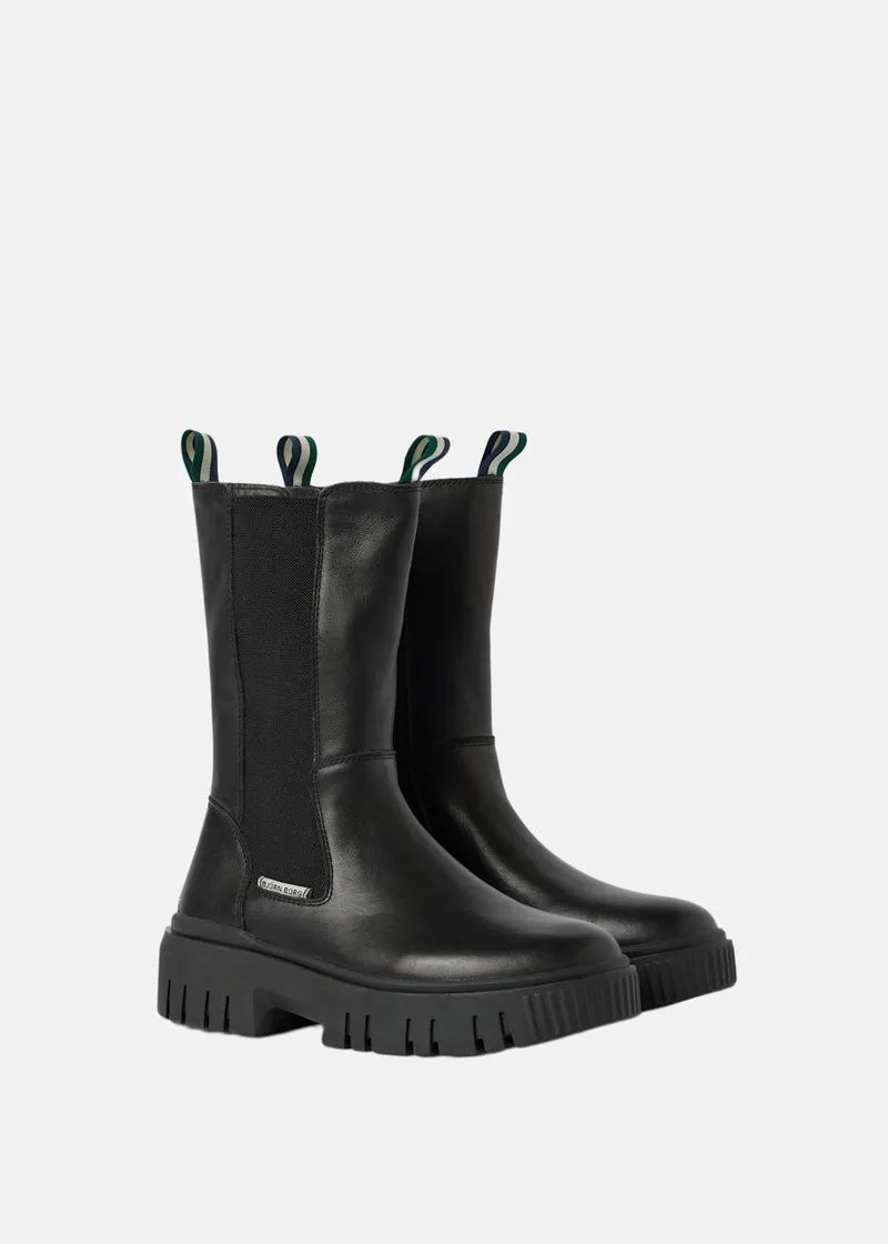 Bild 2 för Björn Borg Women's Chelsea High Leather Boots Svart, 39