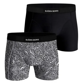 Alternativ bild 0 för Bjorn Borg Premium Cotton Stretch Boxer Brief Kalsonger 2P Flerfärgad bomull XX-Large Herr