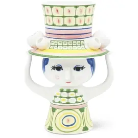 Produktfoto för Bjørn Wiinblad Lady med hatt vas 24,5 cm, grön