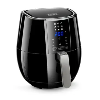 Produktfoto för Black & Decker Air Fryer 1800W 5,5L svart