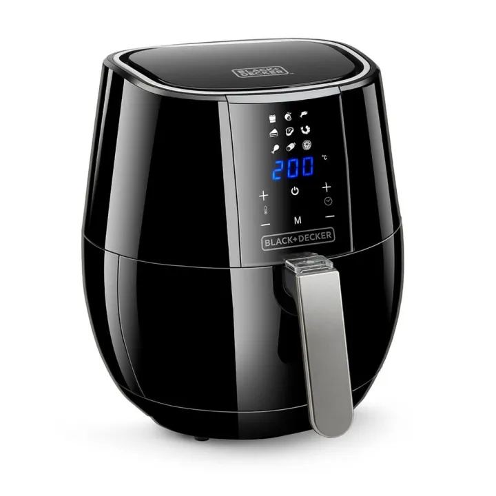 Alternativ bild 0 för Black & Decker Air Fryer 1800W 5,5L svart