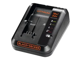 Produktfoto för Black & Decker - Batteriladdare - 1 x batterier laddas - 2 A - för P/N: BL1518-XJ, BL2018-XJ, BL4018-XJ, BL5018-XJ