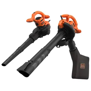 Produktfoto för Black & Decker BEBLV260-QS, Handhållen lövblås, 315 km/t, 40 l, 10:1, Svart, Orange, 102,5 dB